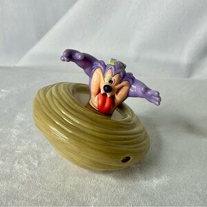 1998 Wendy’s Warner Brothers Tiny Toons Dizzy Devil Spinning Top Toy Figure